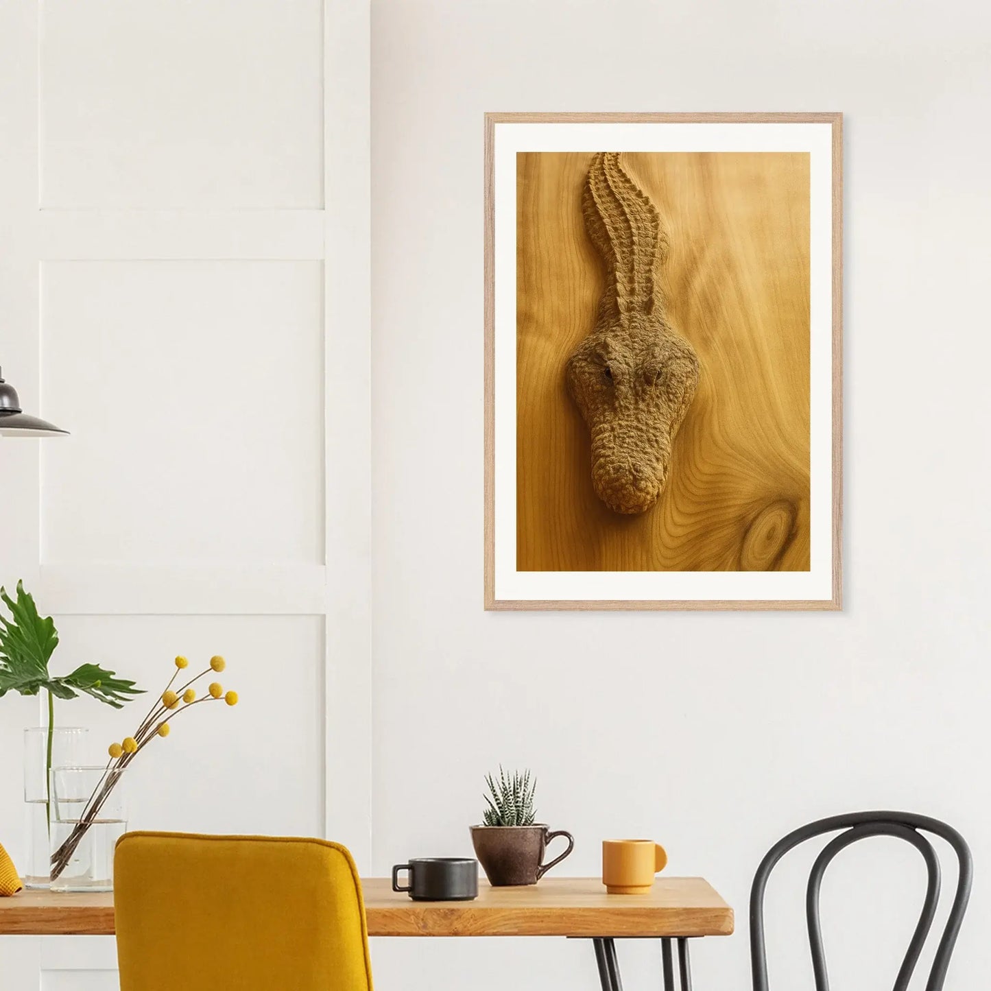 Cocodrilo de madera