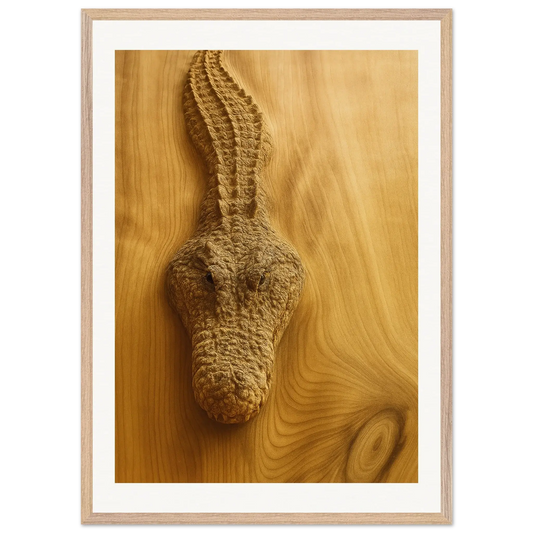 Cocodrilo de madera