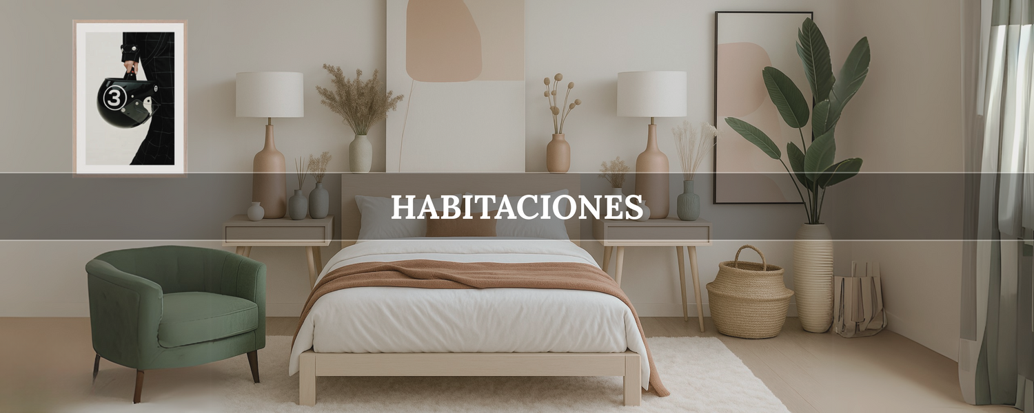Habitaciones – Decoración y Mobiliario