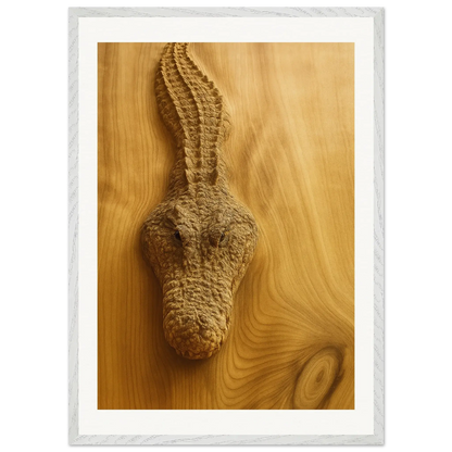 Cocodrilo de madera