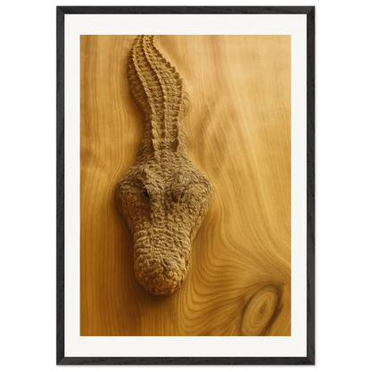 Cocodrilo de madera