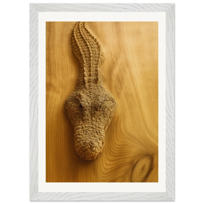 Cocodrilo de madera