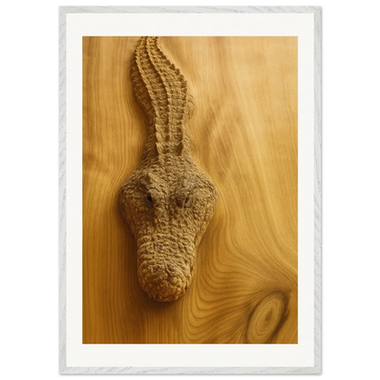Cocodrilo de madera