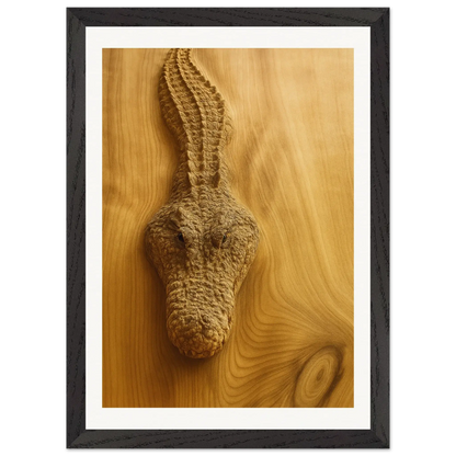 Cocodrilo de madera